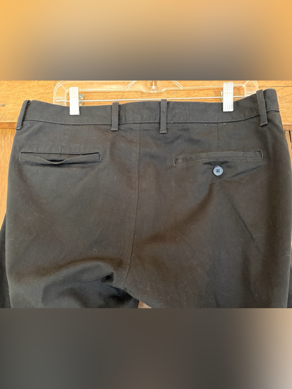 J. Crew Men’s FLEX Slim Fit (W33,L32) Chino Pants in Black - Picture 5 of 7